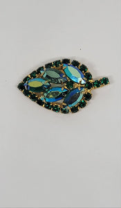 Vintage Glass Brooch