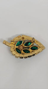 Vintage Glass Brooch