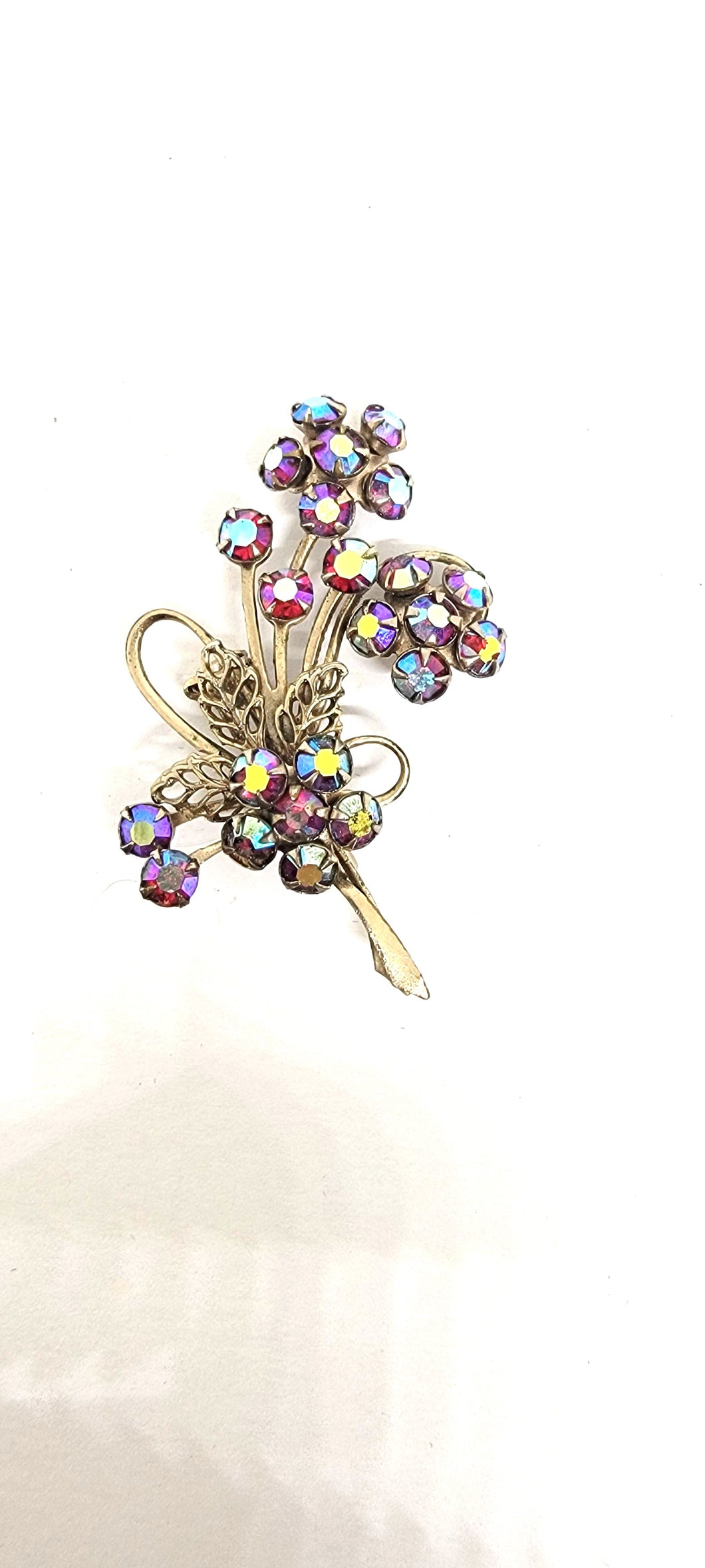 Vintage Crystal Brooch