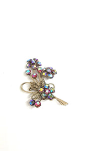 Vintage Crystal Brooch