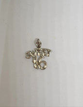 Load image into Gallery viewer, Sterling Sweet 16 Charm/Pendant
