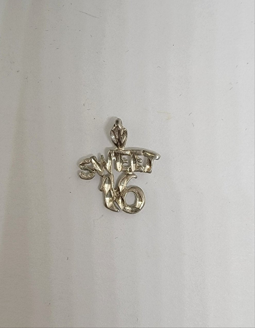 Sterling Sweet 16 Charm/Pendant