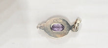 Load image into Gallery viewer, Small Sterling Amethyst Charm/Pendant
