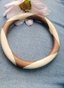 Vintage Bone and Wood Bangle