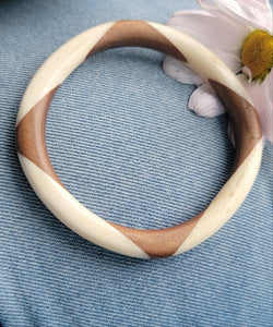 Vintage Bone and Wood Bangle