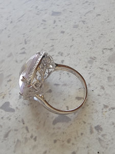 Sterling Quartz Ring