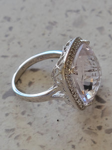 Sterling Quartz Ring