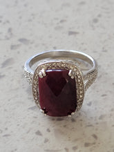 Load image into Gallery viewer, Sterling Ruby Ring
