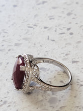 Load image into Gallery viewer, Sterling Ruby Ring
