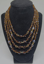 Load image into Gallery viewer, Crystal Multi layered Necklace
