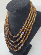 Load image into Gallery viewer, Crystal Multi layered Necklace
