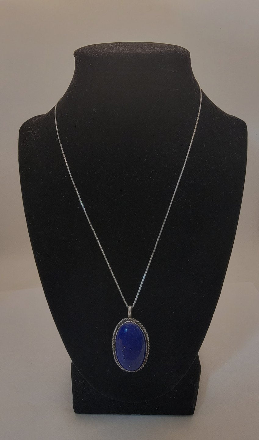 Sterling Lapis Lazuli Stone