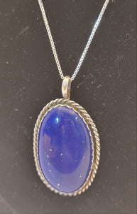 Sterling Lapis Lazuli Stone