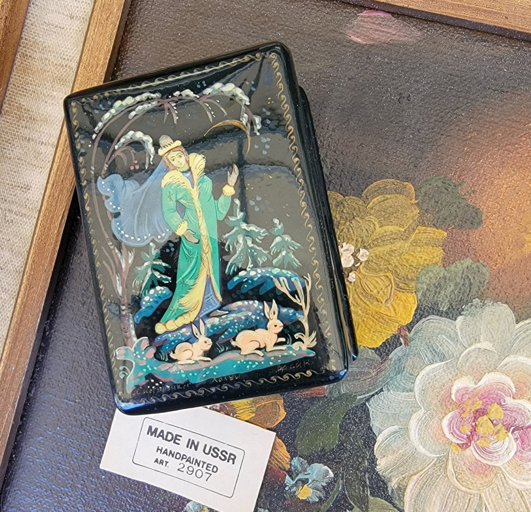 Vintage Russian Lacquer Box