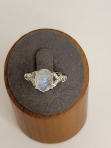 Moonstone Adjustable Ring