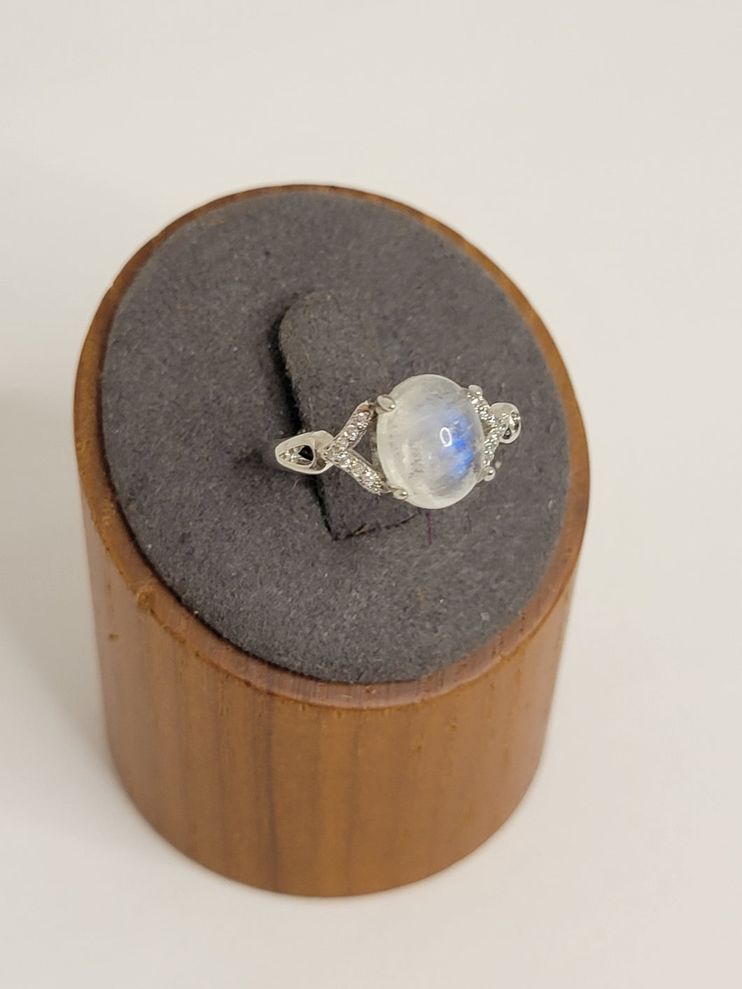 Moonstone Adjustable Ring