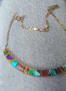 Artisan Dichroic Glass Necklace