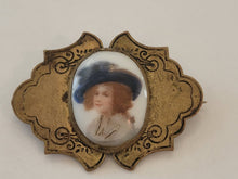 Load image into Gallery viewer, Antique Victorian Hand Painted Lady
