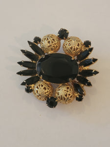 Vintage Glass Brooch