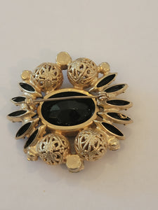 Vintage Glass Brooch