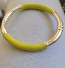 Load image into Gallery viewer, Sterling and Enamel Bangle
