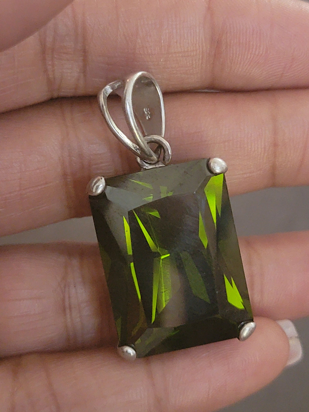 Huge Green Pendant