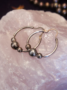 Sterling Ball hoops