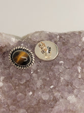 Load image into Gallery viewer, Tiger&#39;s Eye Stone Earrings
