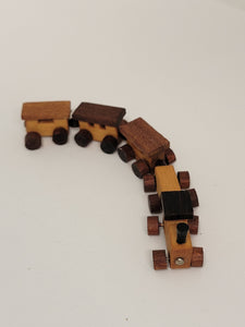 Mini Wood Carved Train