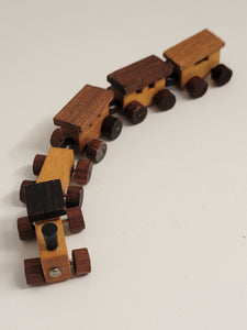 Mini Wood Carved Train