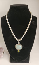 Load image into Gallery viewer, Genuine Pearl with Gemstone Necklace
