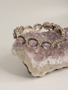 Sterling Amethyst Bracelet