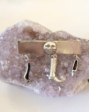 Load image into Gallery viewer, Vintage Sterling Bar Brooch
