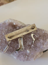 Load image into Gallery viewer, Vintage Sterling Bar Brooch
