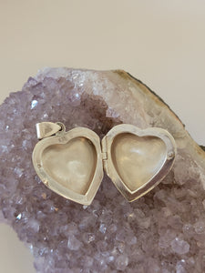 Vintage Sterling Heart Locket