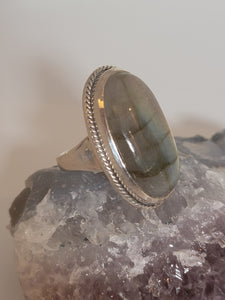 Huge Labradorite Ring