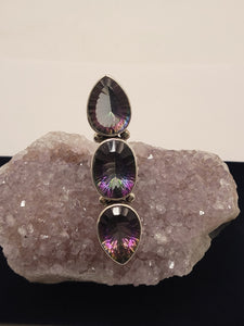 Mystic Topaz Stone Ring