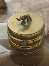 Load image into Gallery viewer, Copper/ Brass Elephant Trinket Box
