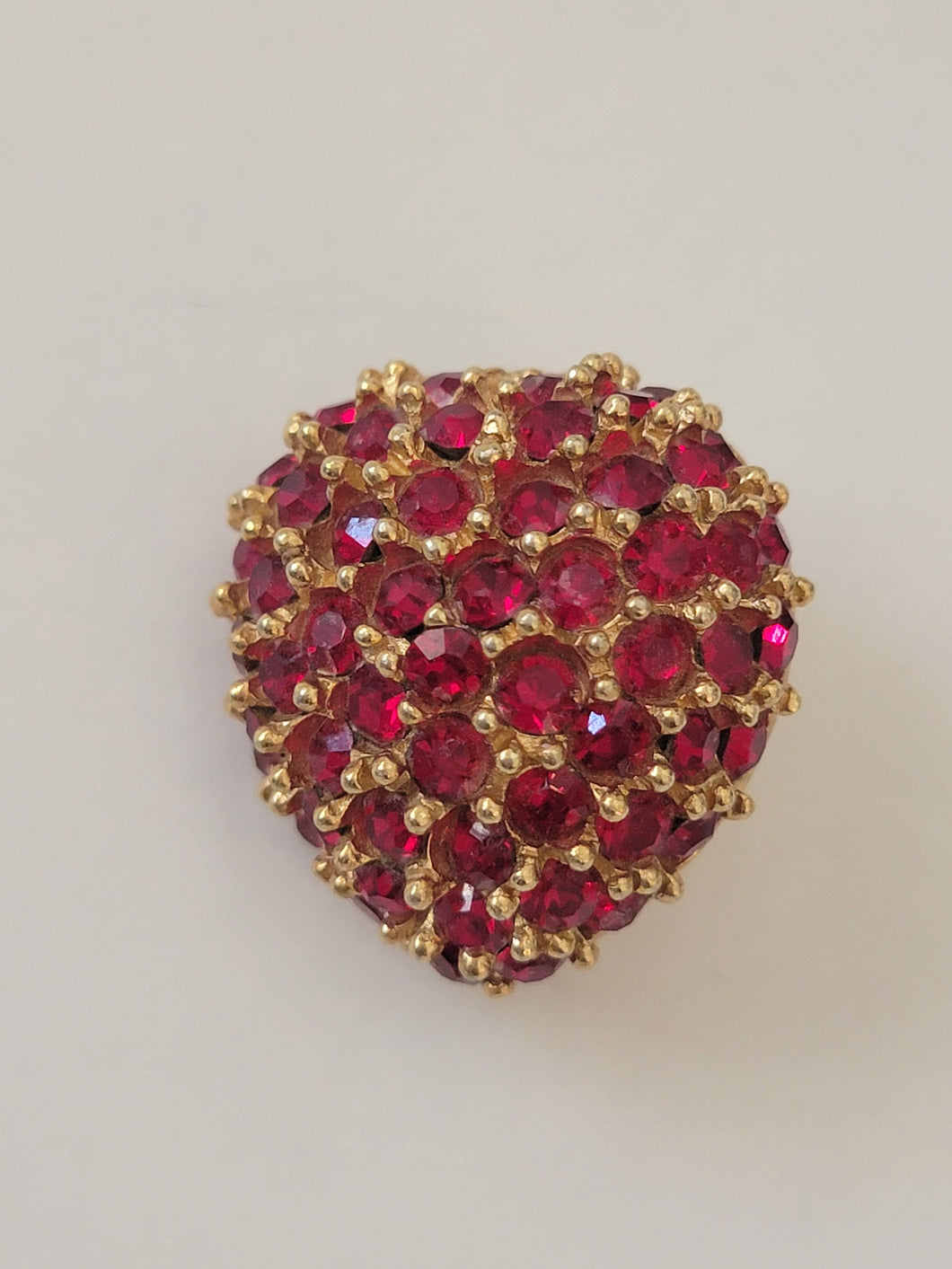 Vintage Vogue Strawberry Locket Brooch