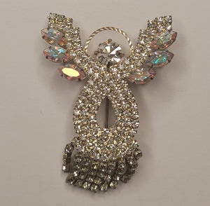 Vintage Rhinestone Angel