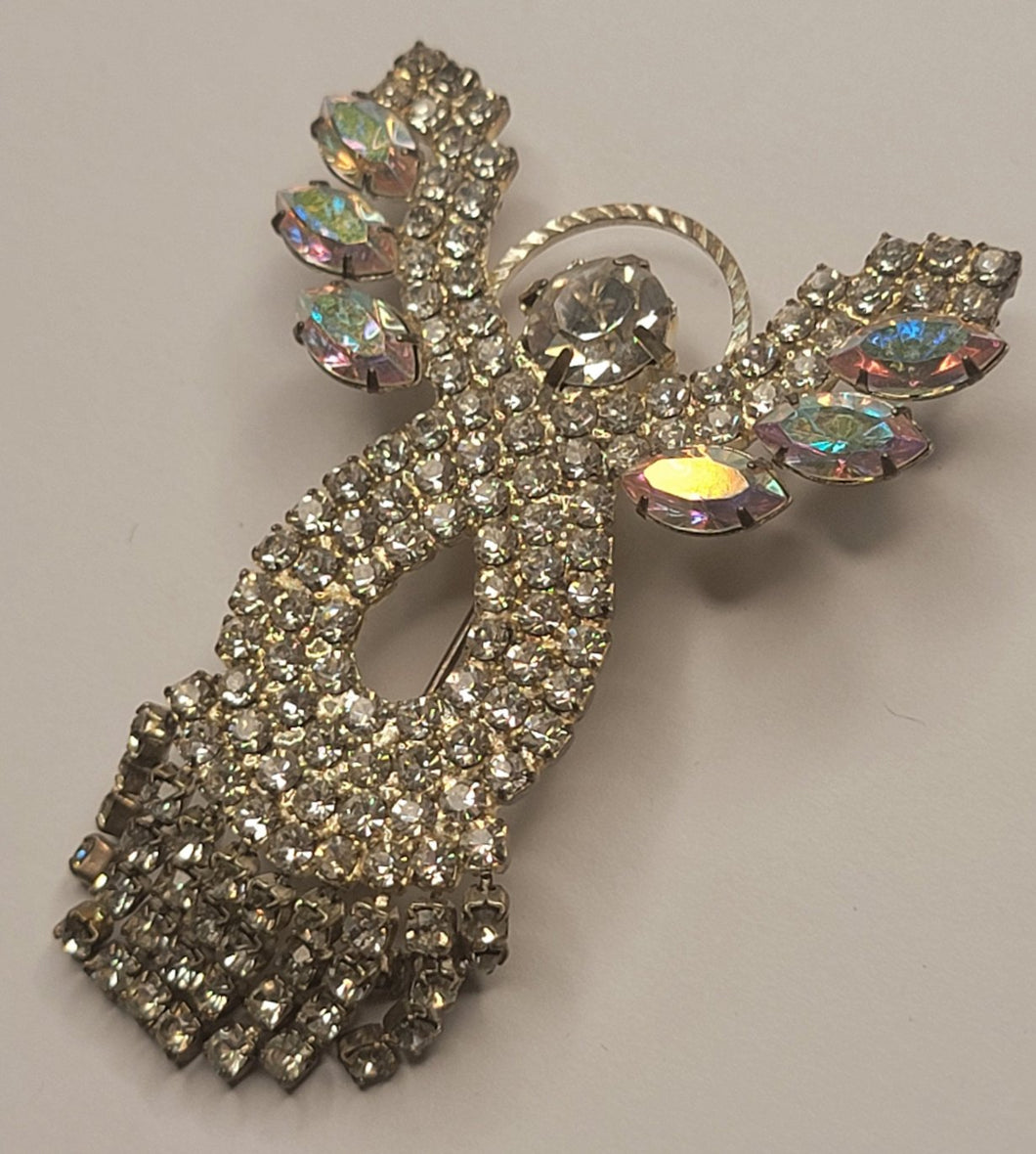 Vintage Rhinestone Angel