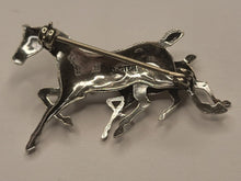 Load image into Gallery viewer, Running Horses Brooch
