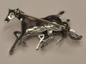 Running Horses Brooch