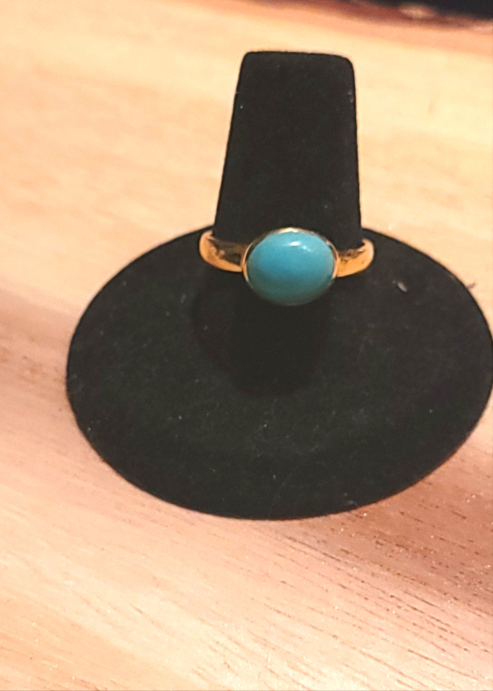 Vermeil and Turquoise Ring