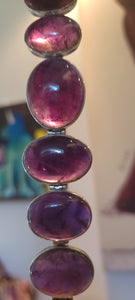 Designer Alok Amethyst Cabachon Bracelet