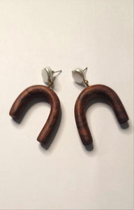 Artisan Wood Earrings