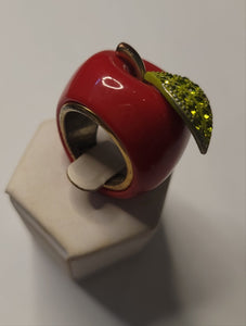 BJ Enamel Apple Ring