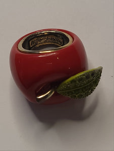 BJ Enamel Apple Ring