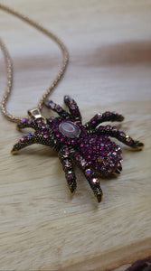 Bling Spider Necklace