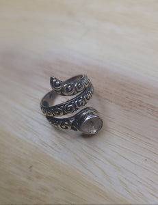 Polki Diamond Snake Ring